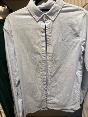 Vineyard Vines Light Blue Button-Down Oxford Shirt